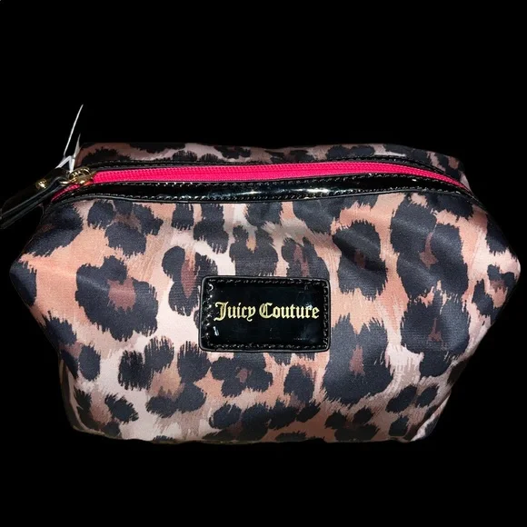 New Juicy Couture Leopard Print Makeup Bag with Tags !! - Picture 2 of 8
